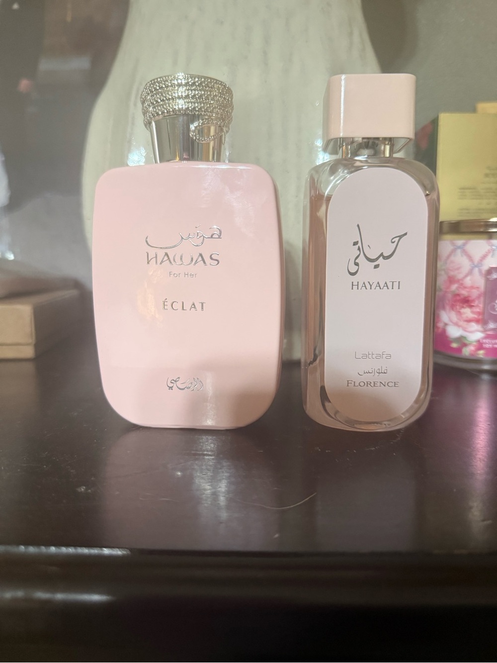 Lattafa Hayaati & Hawas Éclat Pink Fragrance Set for Women